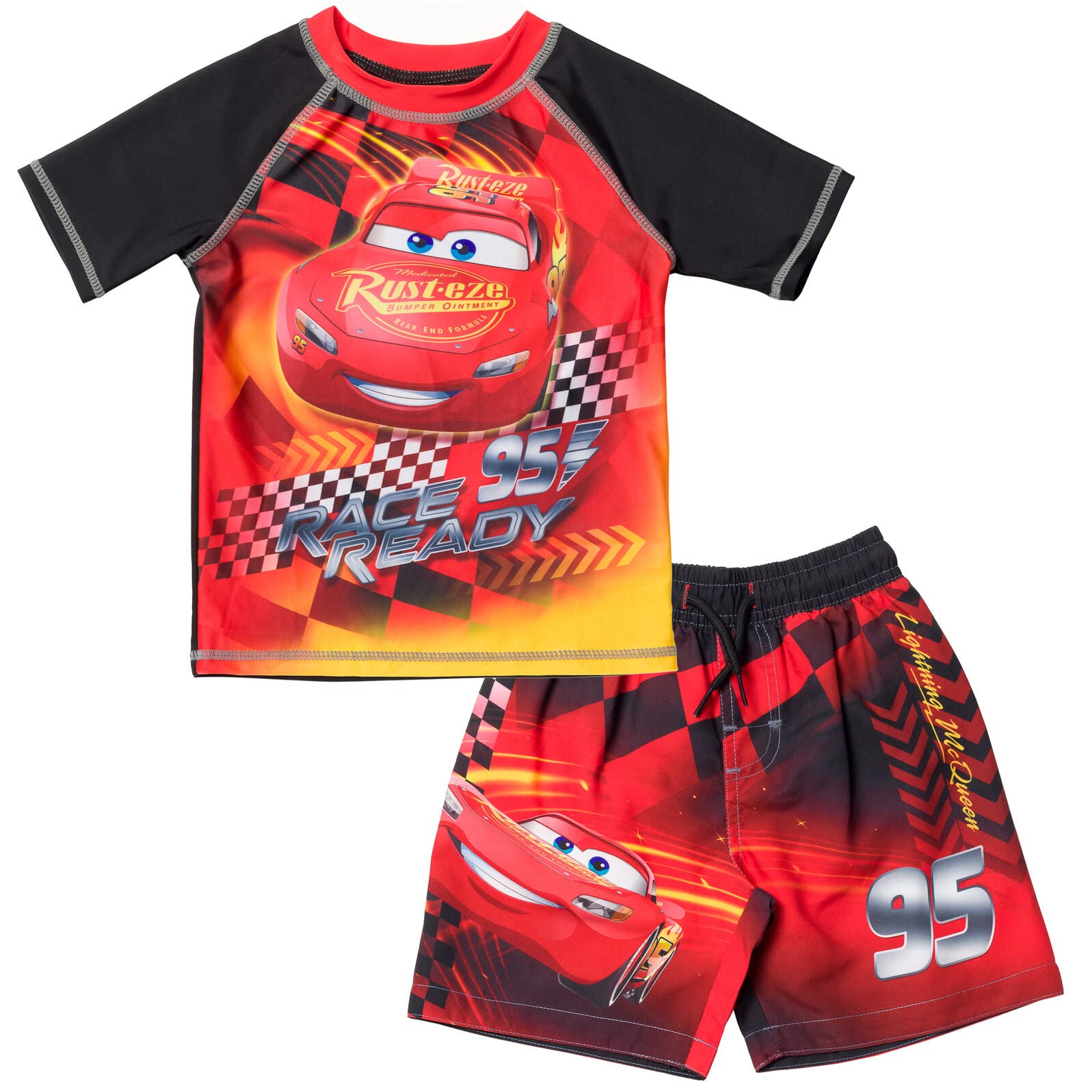 Set De Ropa Disney Pixar Cars Lightning Mcqueen 4t Para Niños - Venta Internacional.