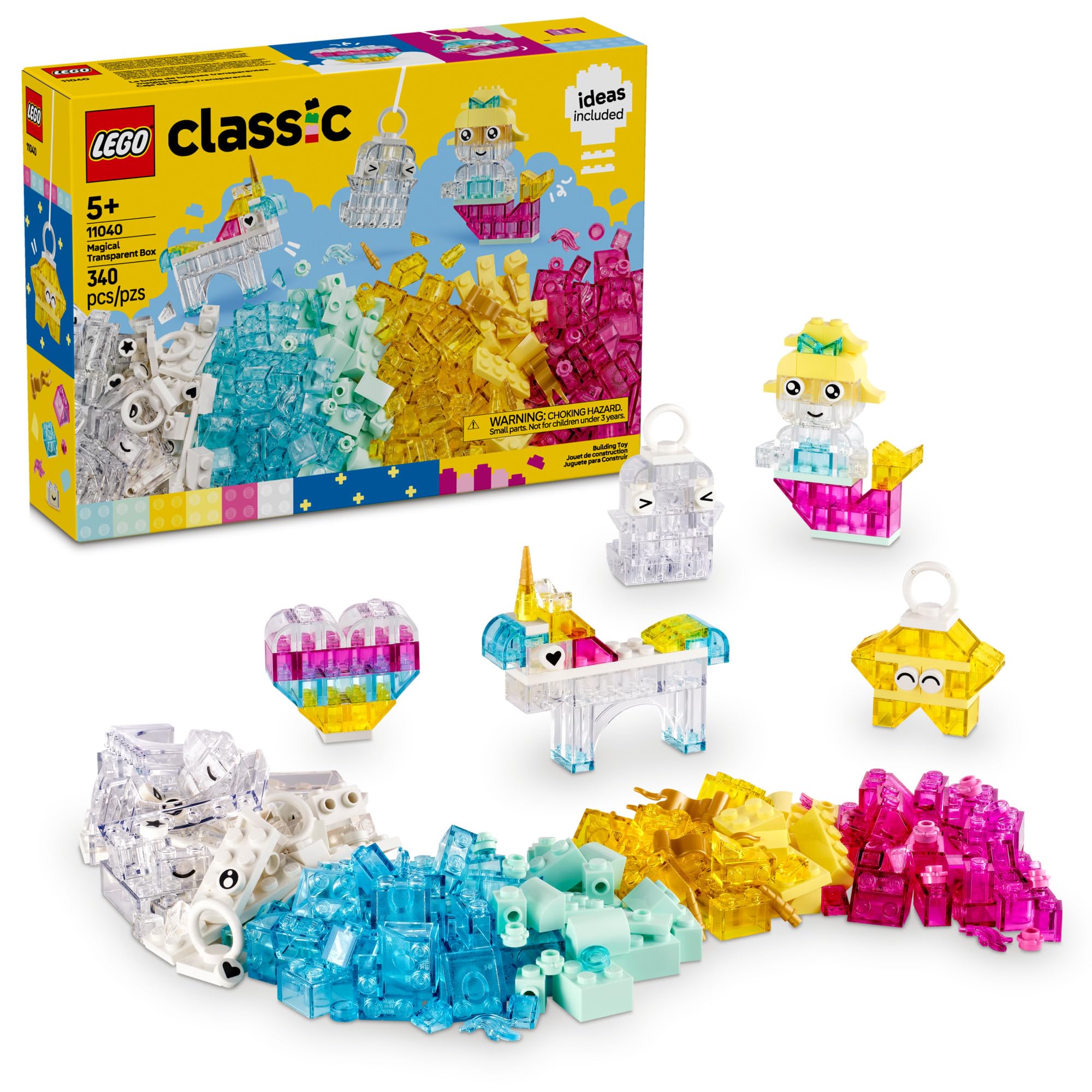 Juguete De Construcción Lego Classic Magical Transparent Box 11040 - Venta Internacional.
