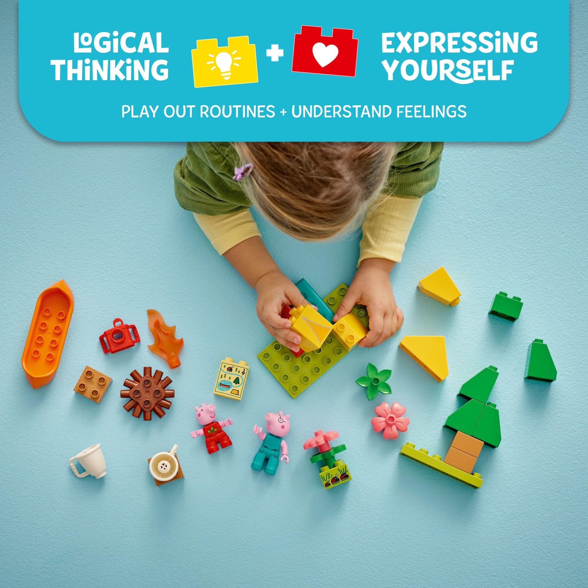 Foto 4 pulgar | Viaje De Campamento De Peppa Pig De Juguete Lego Duplo Con Juguete Sensorial De Más De 2 Años - Venta Internacional.
