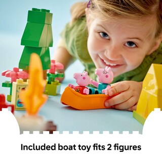 Foto 5 | Viaje De Campamento De Peppa Pig De Juguete Lego Duplo Con Juguete Sensorial De Más De 2 Años - Venta Internacional.