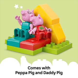 Foto 6 | Viaje De Campamento De Peppa Pig De Juguete Lego Duplo Con Juguete Sensorial De Más De 2 Años - Venta Internacional.