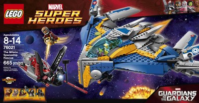 Foto 2 | Set De Construcción Lego Superheroes 76021 The Milano Spaceship - Venta Internacional.