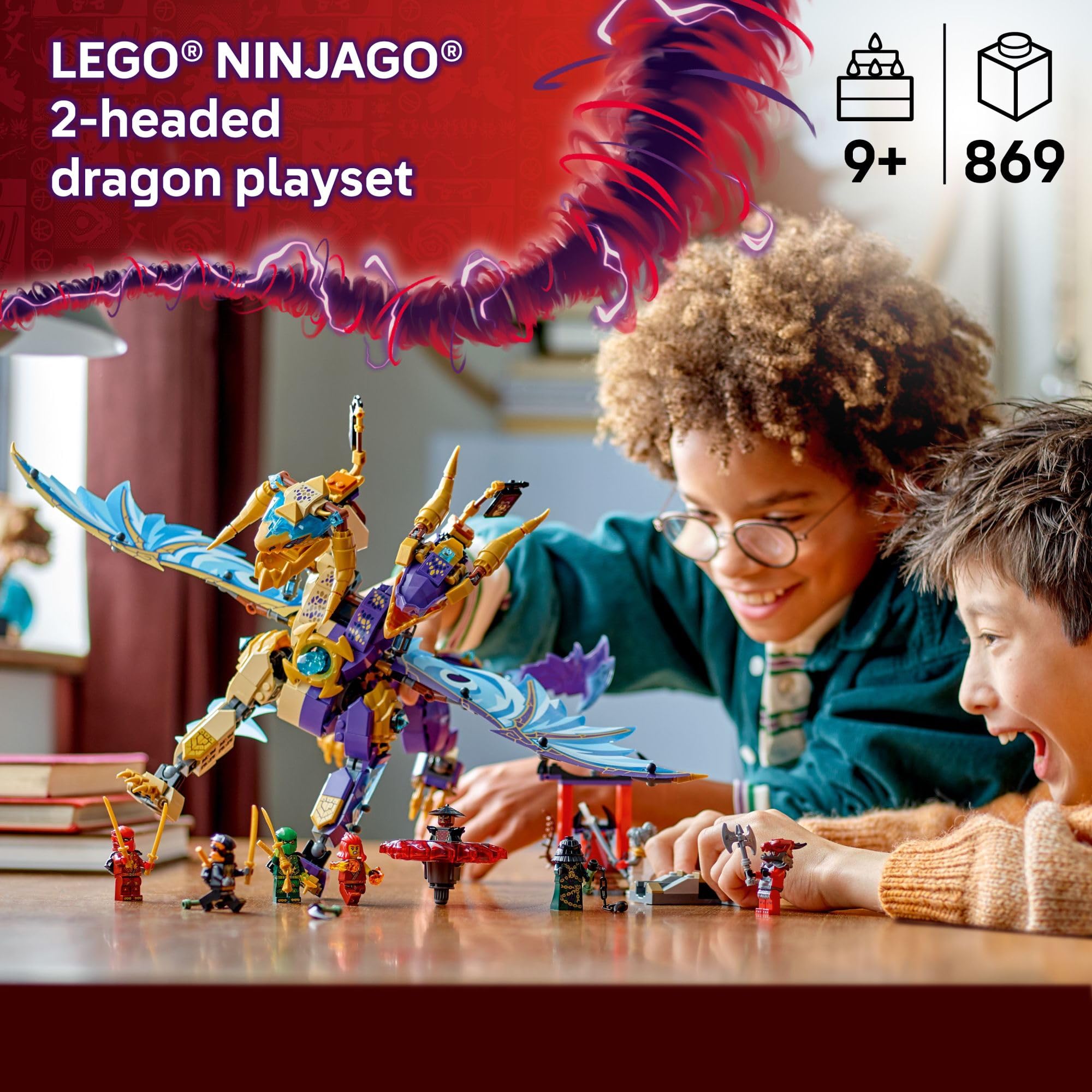 Foto 3 pulgar | Set De Juego Lego Ninjago Arc Dragon Of Focus Con 8 Minifiguras - Venta Internacional.