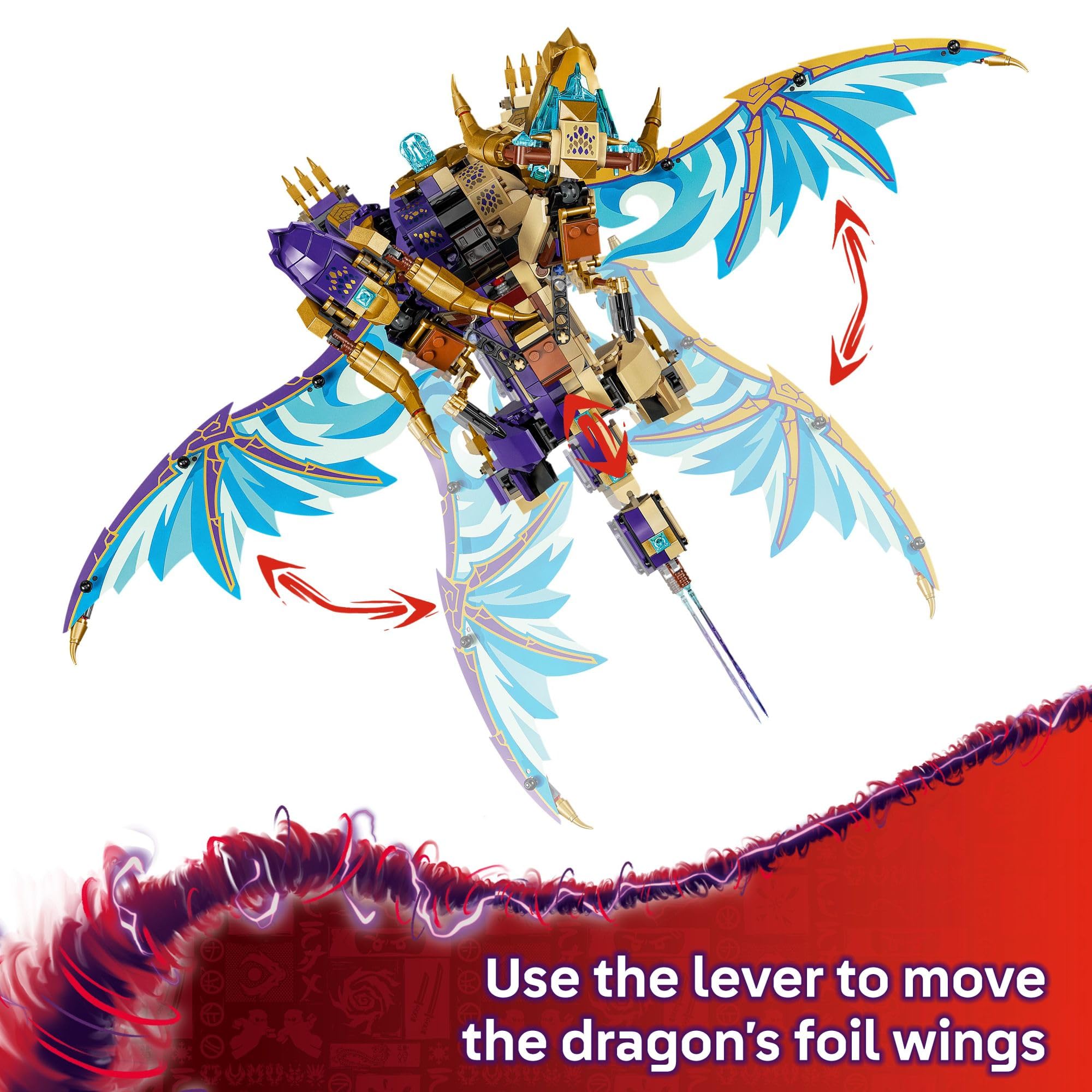 Foto 4 pulgar | Set De Juego Lego Ninjago Arc Dragon Of Focus Con 8 Minifiguras - Venta Internacional.