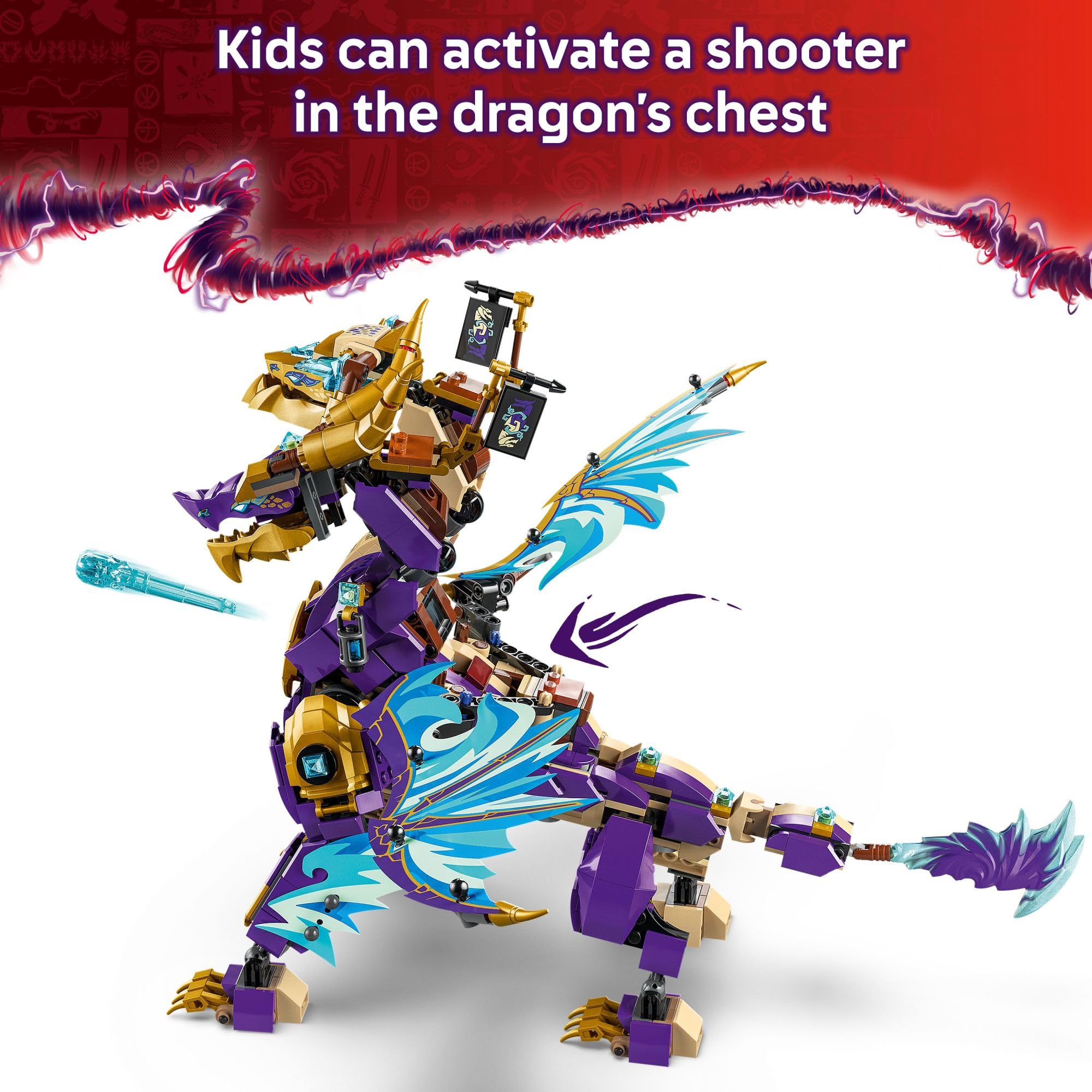 Foto 5 pulgar | Set De Juego Lego Ninjago Arc Dragon Of Focus Con 8 Minifiguras - Venta Internacional.