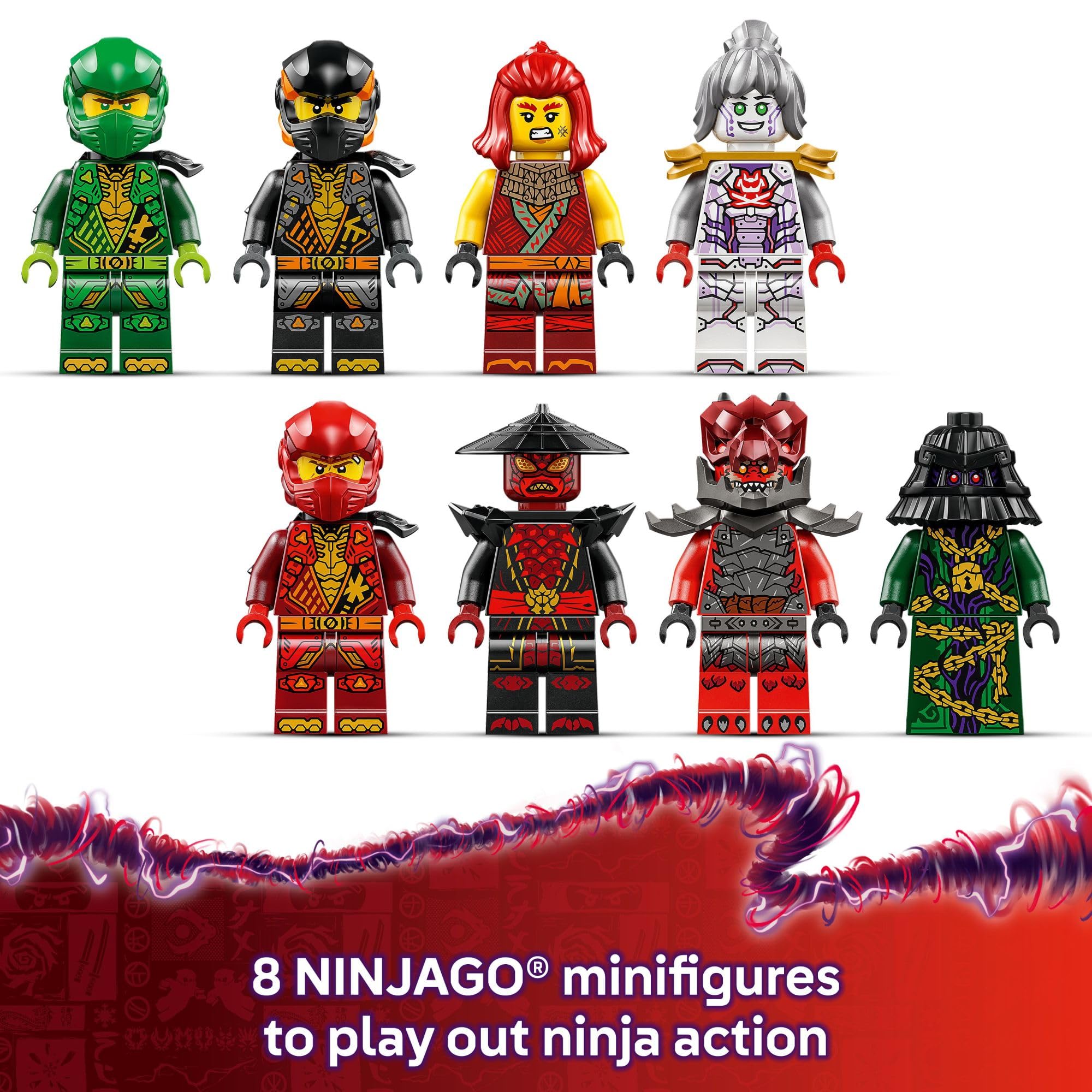 Foto 6 pulgar | Set De Juego Lego Ninjago Arc Dragon Of Focus Con 8 Minifiguras - Venta Internacional.