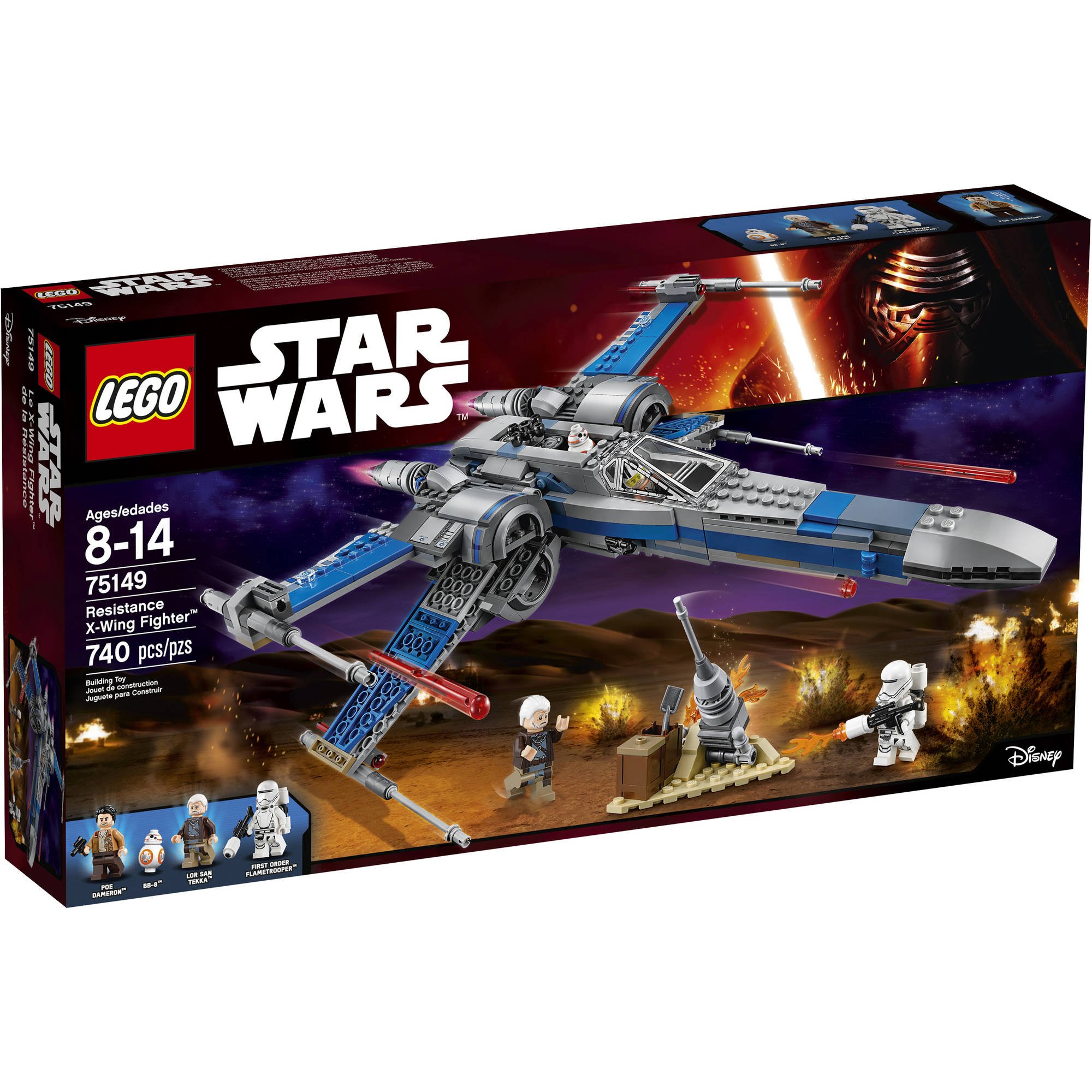 Juguete Lego Star Wars Resistance X-wing Fighter 75149 - Venta Internacional.