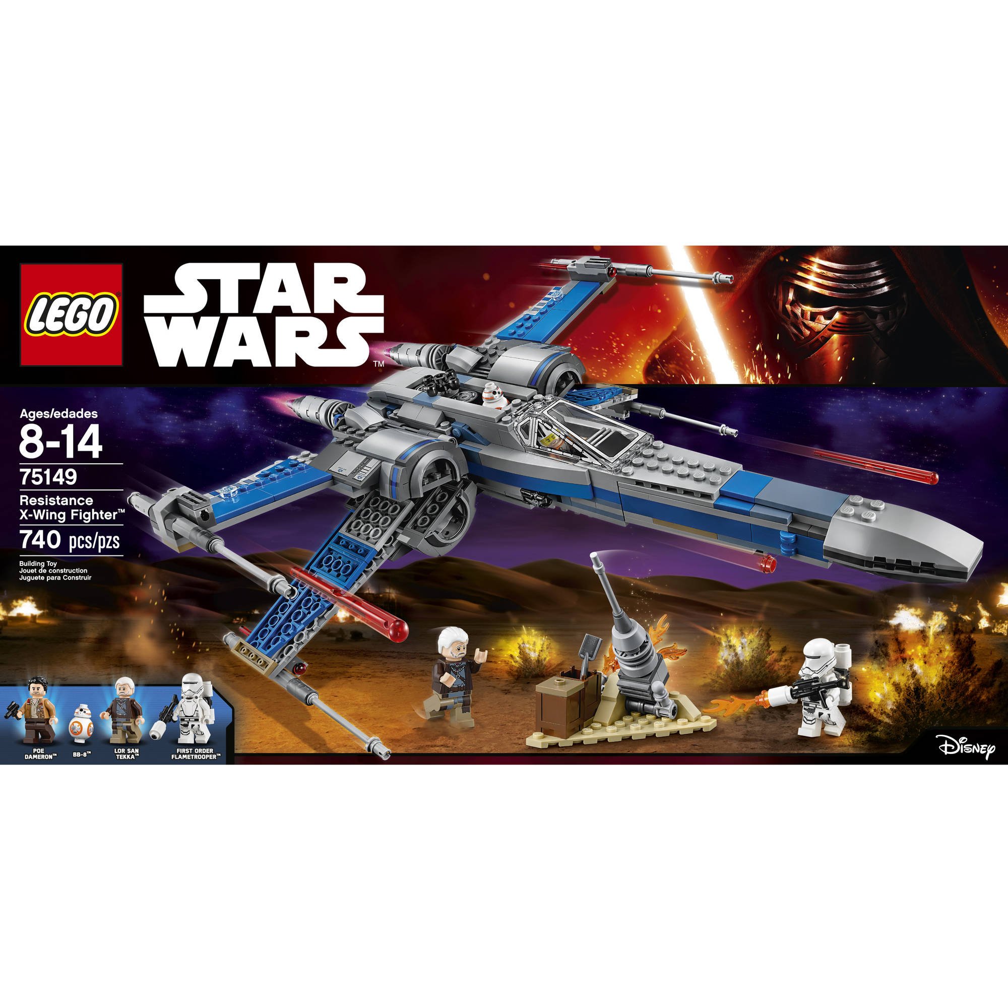 Foto 3 pulgar | Juguete Lego Star Wars Resistance X-wing Fighter 75149 - Venta Internacional.