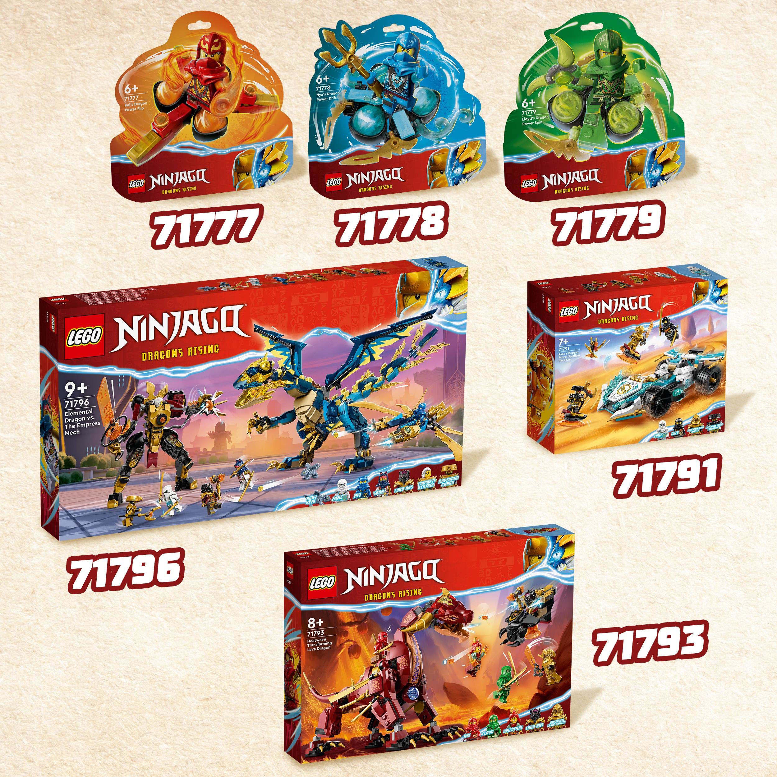 Foto 6 pulgar | Juguete Lego 71778 Ninjago Spinjitzu Drift El Poder Del Dragón - Venta Internacional.