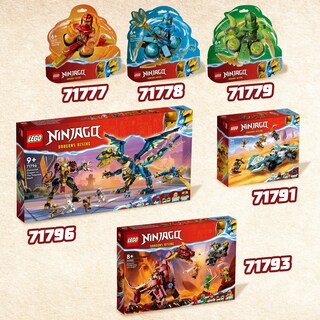 Foto 5 | Juguete Lego 71778 Ninjago Spinjitzu Drift El Poder Del Dragón - Venta Internacional.