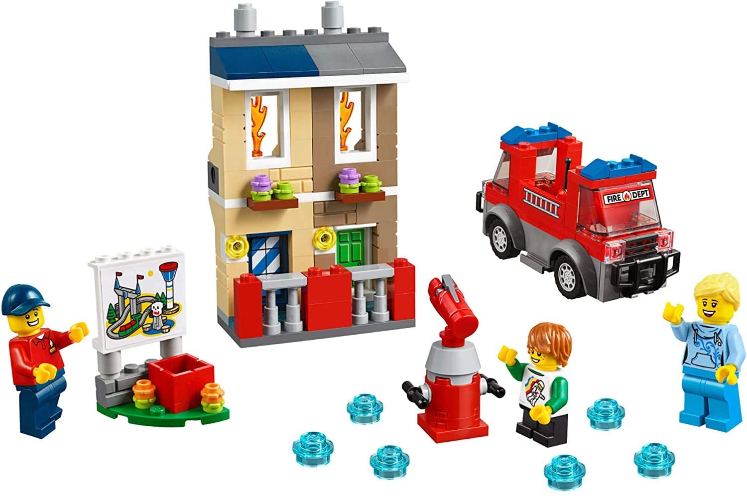 Foto 4 pulgar | Set Lego Legoland Fire Academy 40393 Con 3 Minifiguras, 221 Piezas - Venta Internacional.