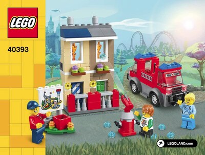 Foto 4 | Set Lego Legoland Fire Academy 40393 Con 3 Minifiguras, 221 Piezas - Venta Internacional.