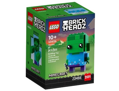Foto 2 | Toy Lego Brickheadz 40626 Zombie Minecraft Videojuego - Venta Internacional.