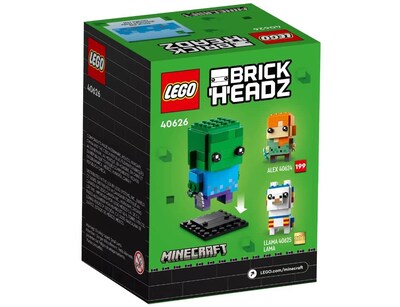 Foto 4 | Toy Lego Brickheadz 40626 Zombie Minecraft Videojuego - Venta Internacional.