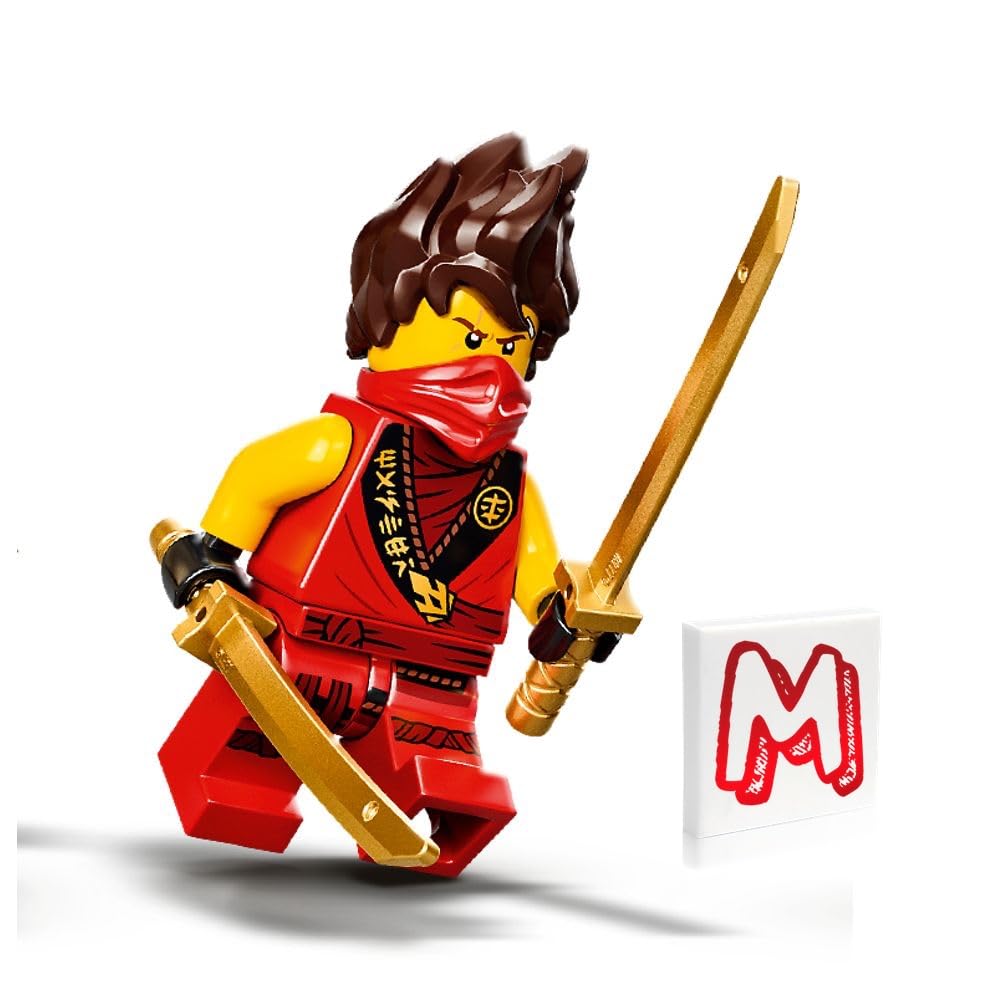 Minifigura Lego Ninjago Legacy Kai Con Bata Reiniciada 71737 - Venta Internacional.