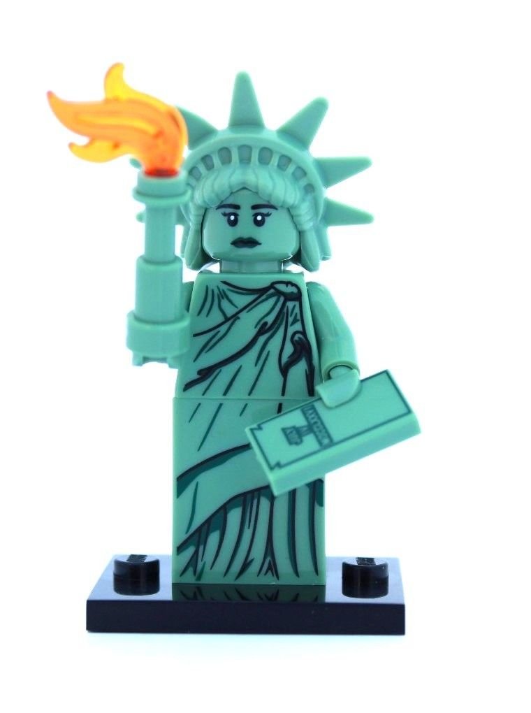 Minifigura Lego Collectible Serie 6 8827 Lady Liberty - Venta Internacional.