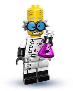 Foto 1 | Minifigura Lego Mad Scientist/crazy Scientist Serie 14 - Venta Internacional.