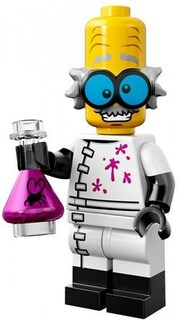 Foto 2 | Minifigura Lego Mad Scientist/crazy Scientist Serie 14 - Venta Internacional.