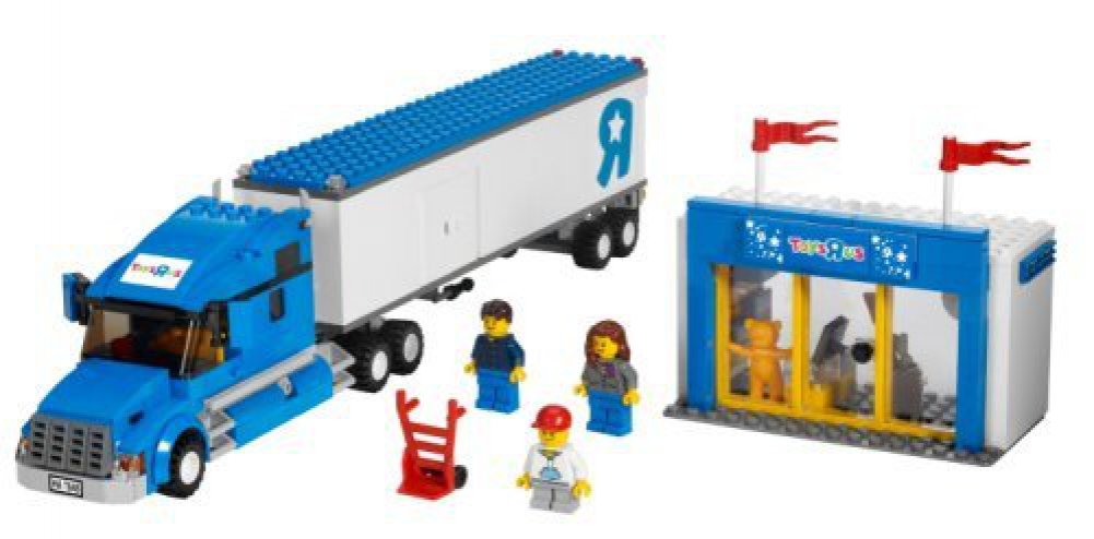 Camión De Juguete Lego City Toys R Us Truck 7848 Con 3 Minifiguras - Venta Internacional.