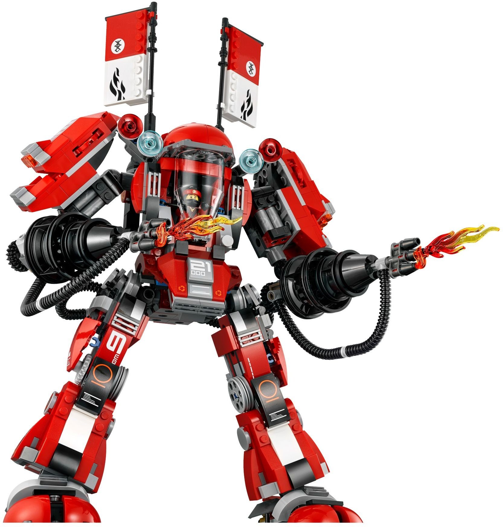 Foto 5 pulgar | Juguete Lego Ninjago Fire Mech Con 6 Minifiguras De 9 A 14 Años - Venta Internacional.