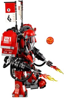 Foto 5 | Juguete Lego Ninjago Fire Mech Con 6 Minifiguras De 9 A 14 Años - Venta Internacional.
