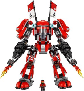 Foto 7 | Juguete Lego Ninjago Fire Mech Con 6 Minifiguras De 9 A 14 Años - Venta Internacional.