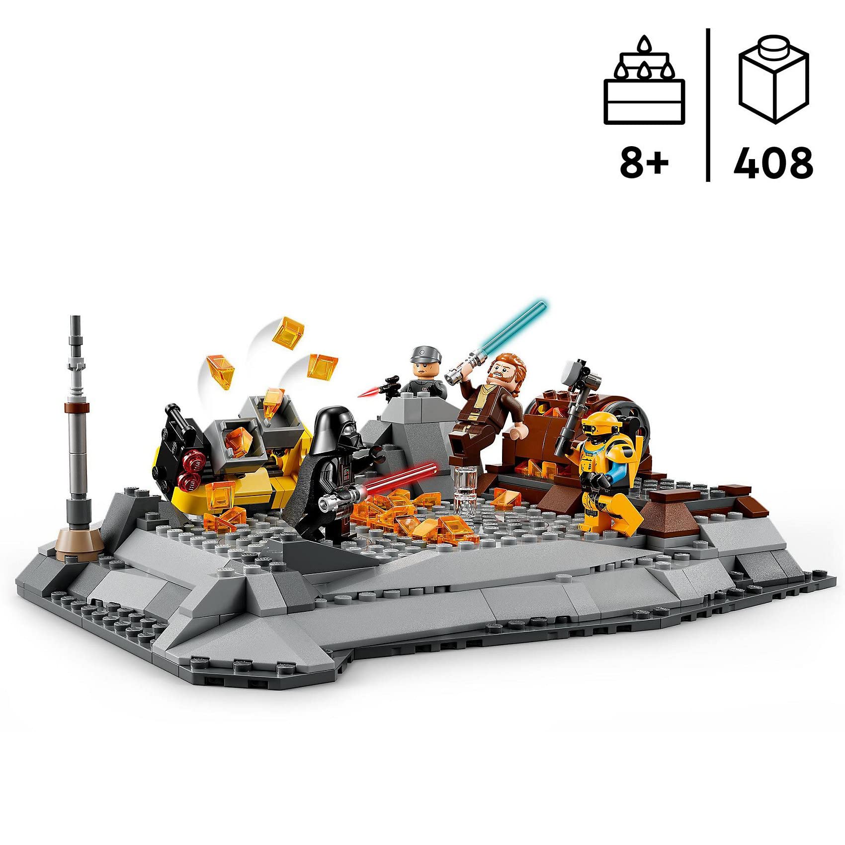 Foto 4 pulgar | Juguete De Construcción Lego Star Wars Obi-wan Kenobi Contra Darth Vader - Venta Internacional.