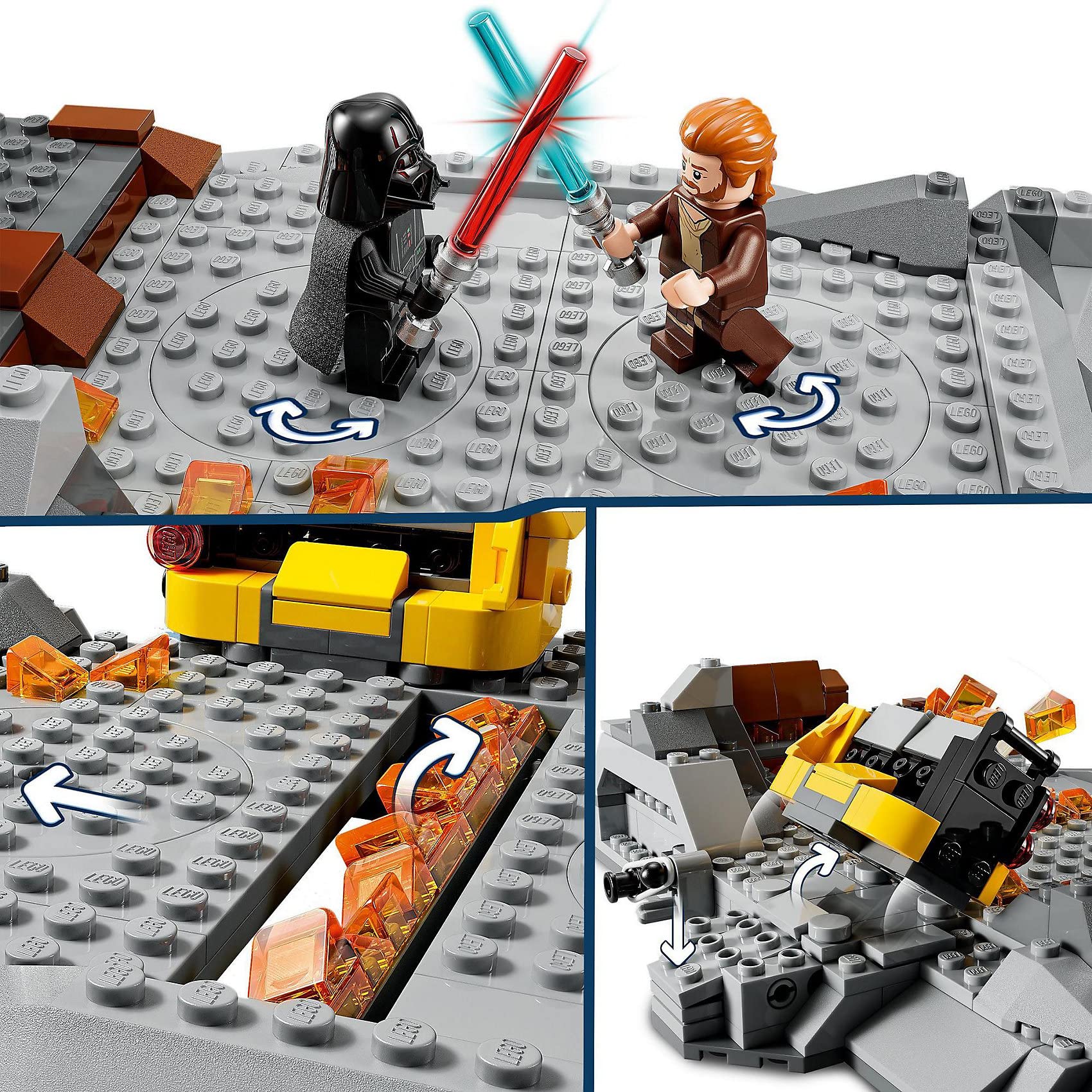 Foto 6 pulgar | Juguete De Construcción Lego Star Wars Obi-wan Kenobi Contra Darth Vader - Venta Internacional.