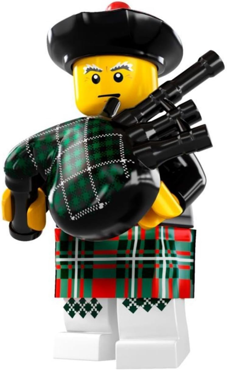 Minifiguras Lego Series 7 Bagpiper 8831 Loose Rare Collection - Venta Internacional.