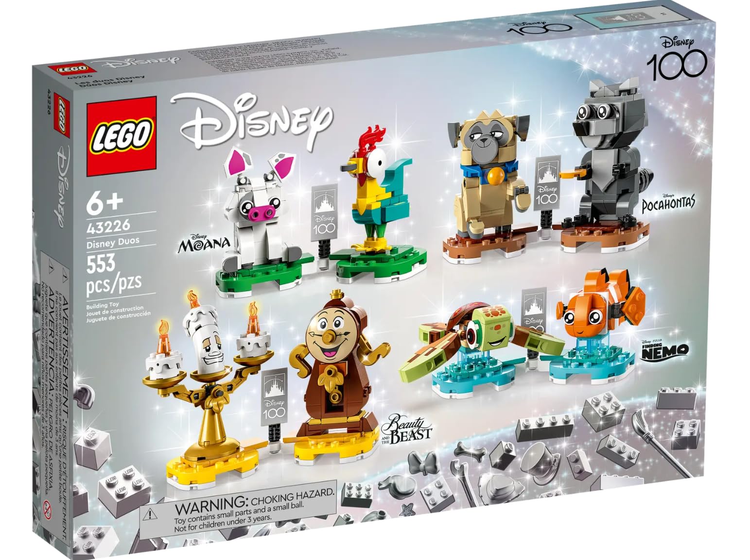 Juguete Lego Disney Duos 43226 Disney 100th 533 Piezas De Más De 6 Años - Venta Internacional.