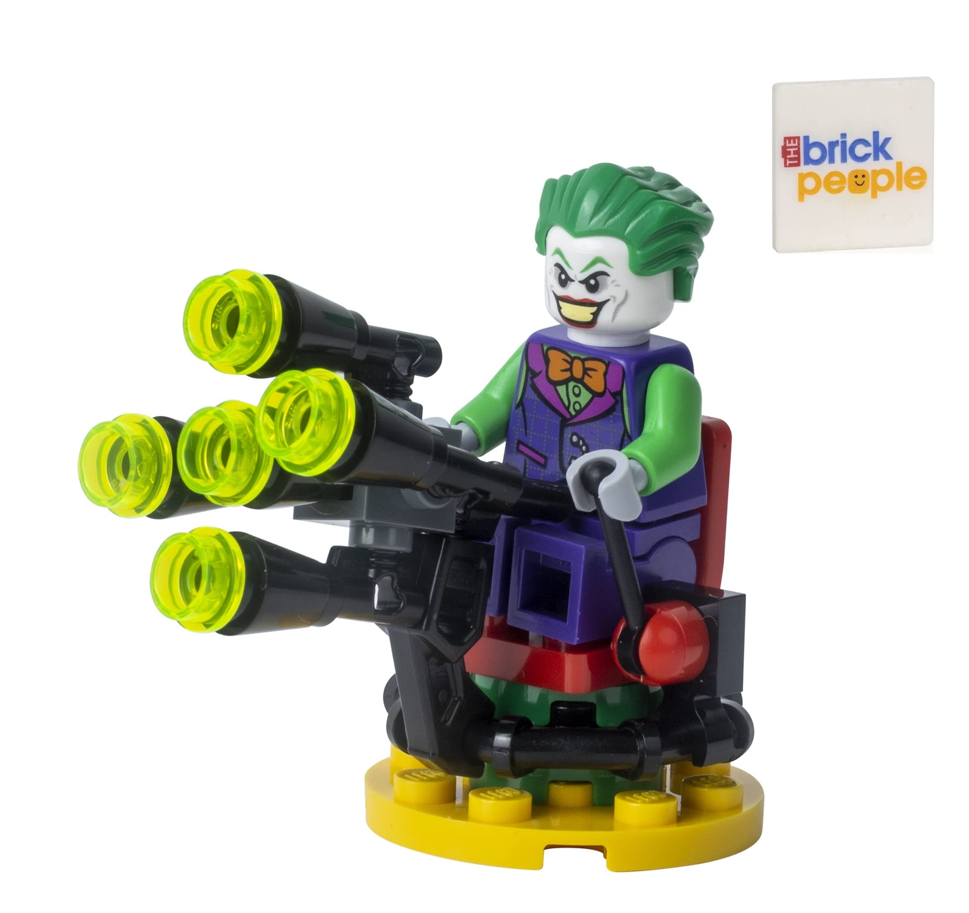 Minifigura Lego Superheroes The Joker Con Pistola De Pegamento, 5 Cm De Altura Y 6 Pulgadas - Venta Internacional.