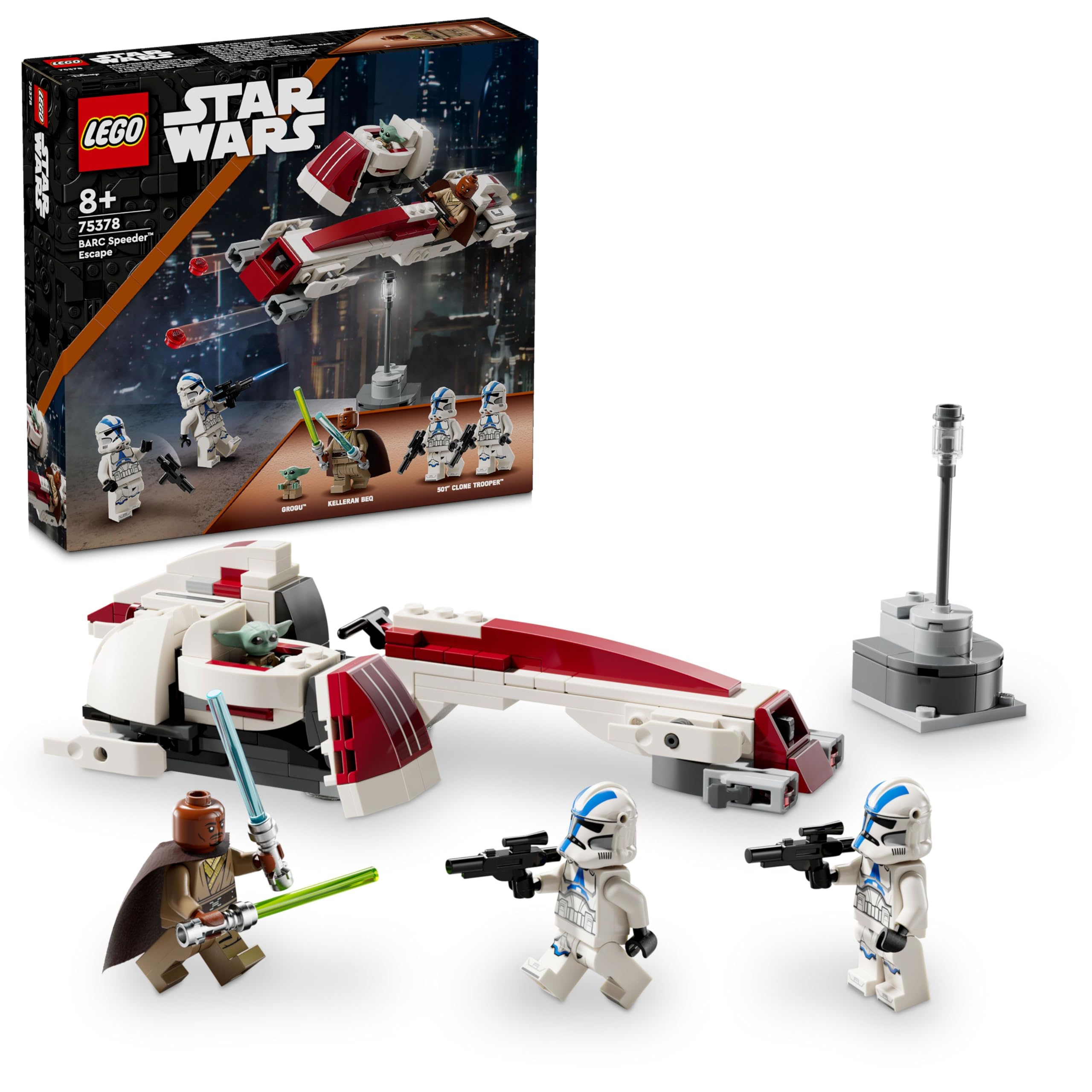 Juguete De Construcción Lego Star Wars 75378 Barc Speeder Con 3 Minifiguras - Venta Internacional.