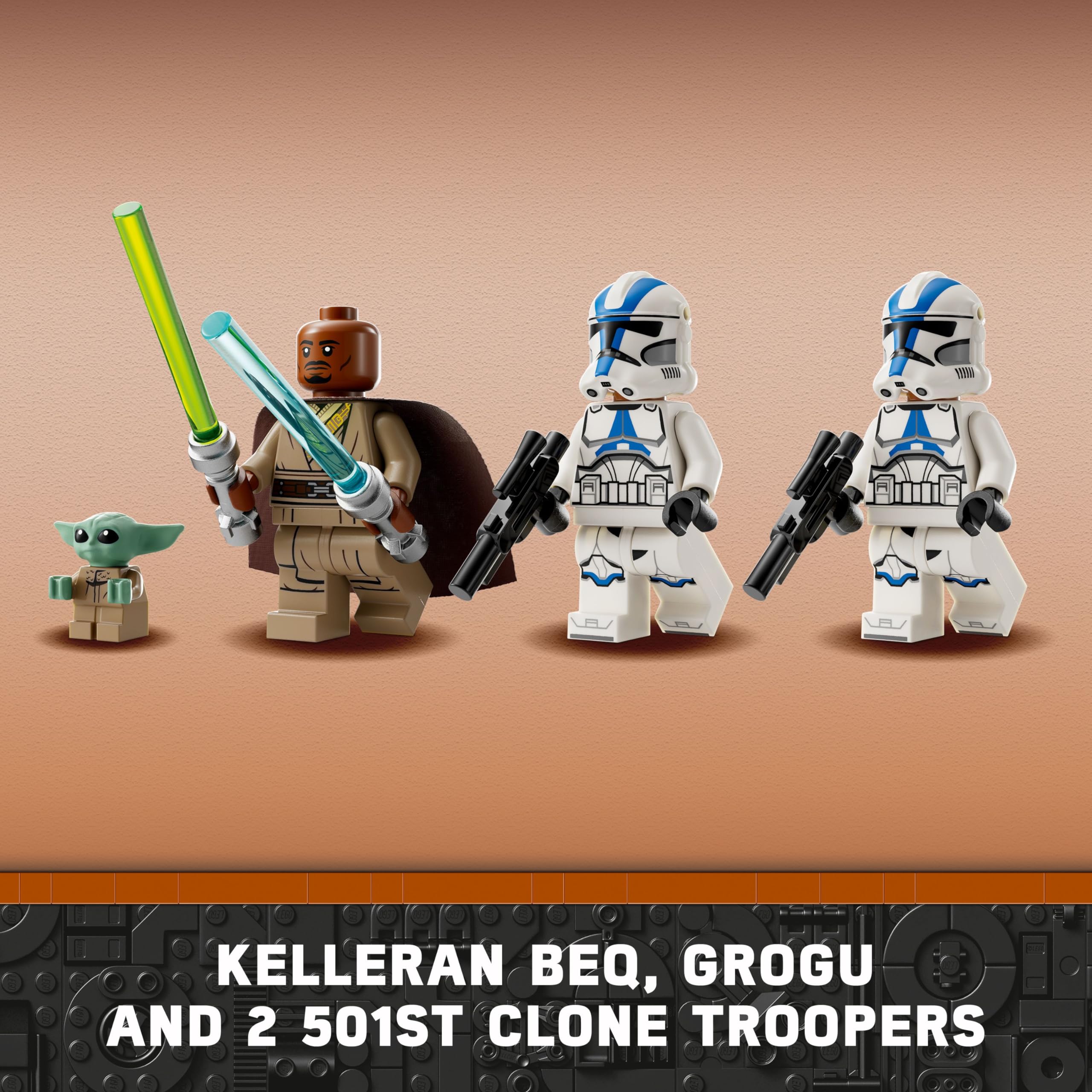Foto 2 | Juguete De Construcción Lego Star Wars 75378 Barc Speeder Con 3 Minifiguras - Venta Internacional.