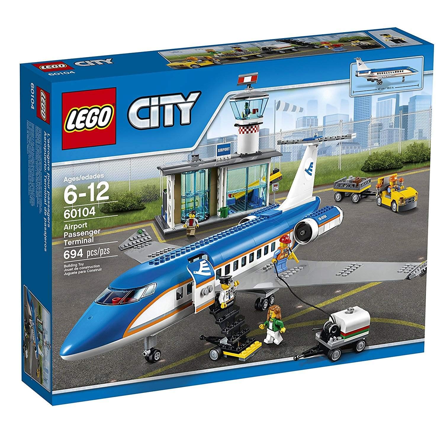 Foto 3 pulgar | Juguete De Construcción Lego City Airport 60104 Airport Terminal De Pasajeros Del Aeropuerto - Venta Internacional.