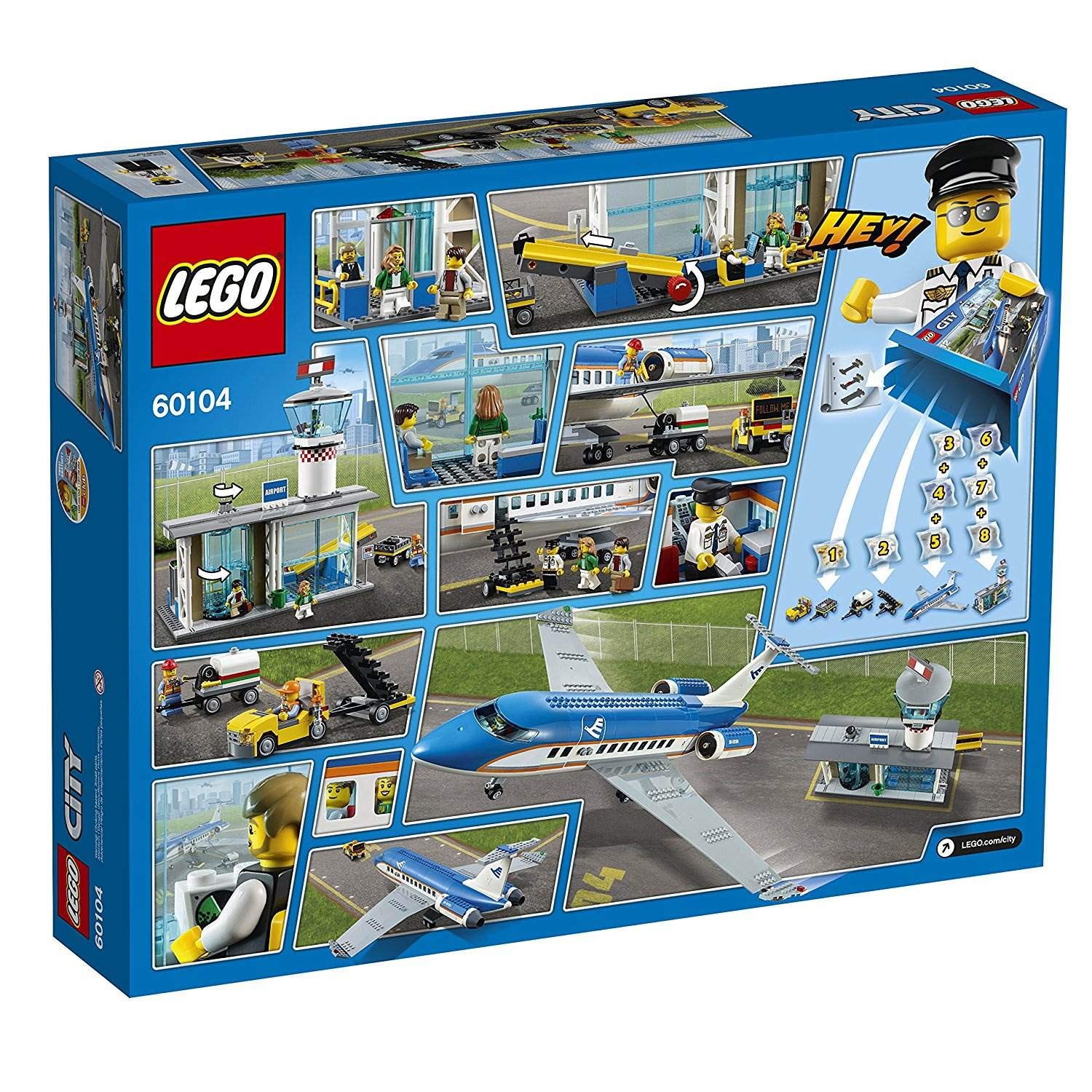 Foto 4 pulgar | Juguete De Construcción Lego City Airport 60104 Airport Terminal De Pasajeros Del Aeropuerto - Venta Internacional.