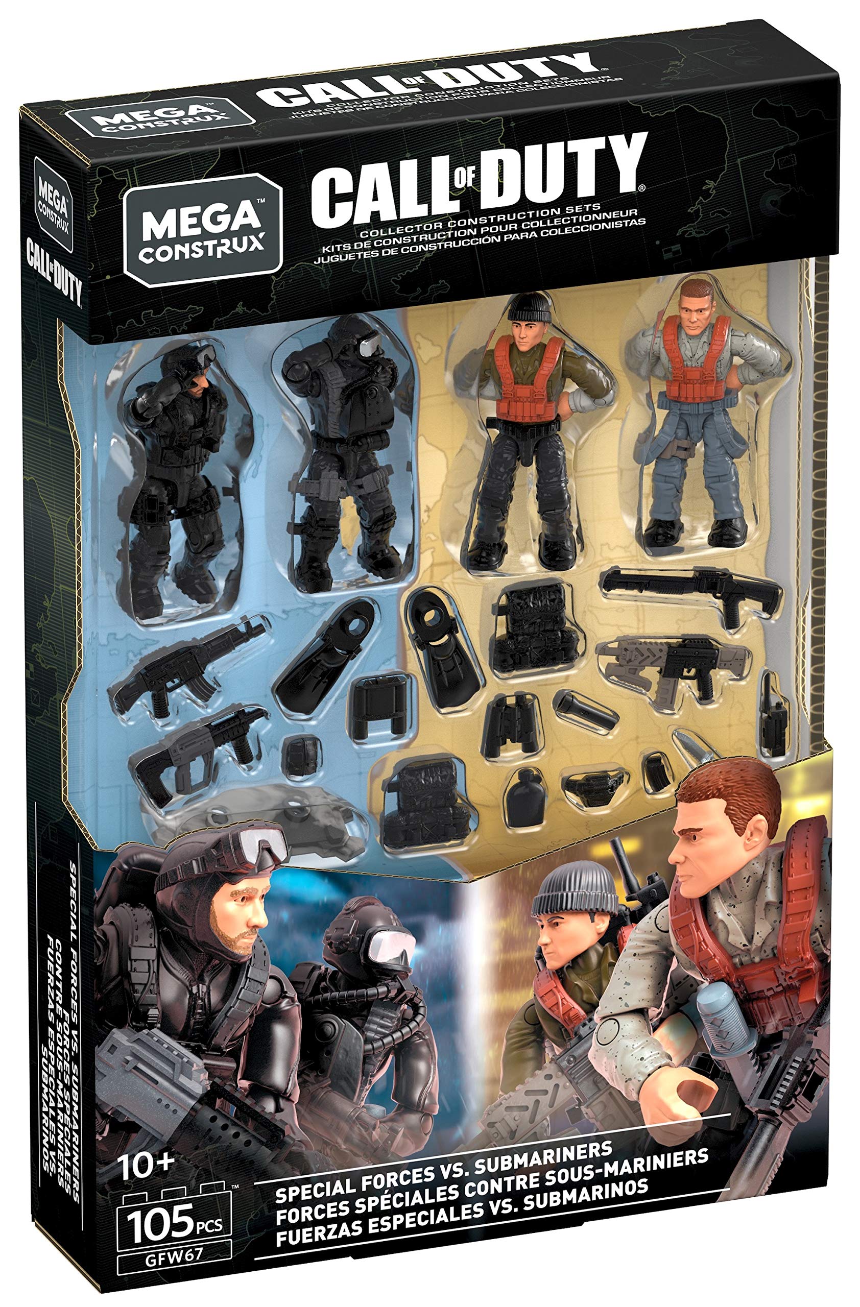 Foto 5 pulgar | Juguete De Construcción Mega Construx Call Of Duty Seals Vs Submariners - Venta Internacional.