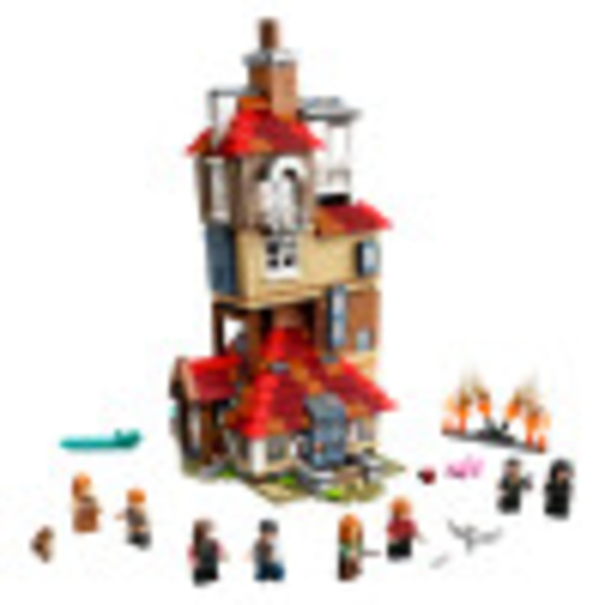 Foto 3 pulgar | Juguete De Construcción Lego 75980 Harry Potter Attack On The Burrow - Venta Internacional.