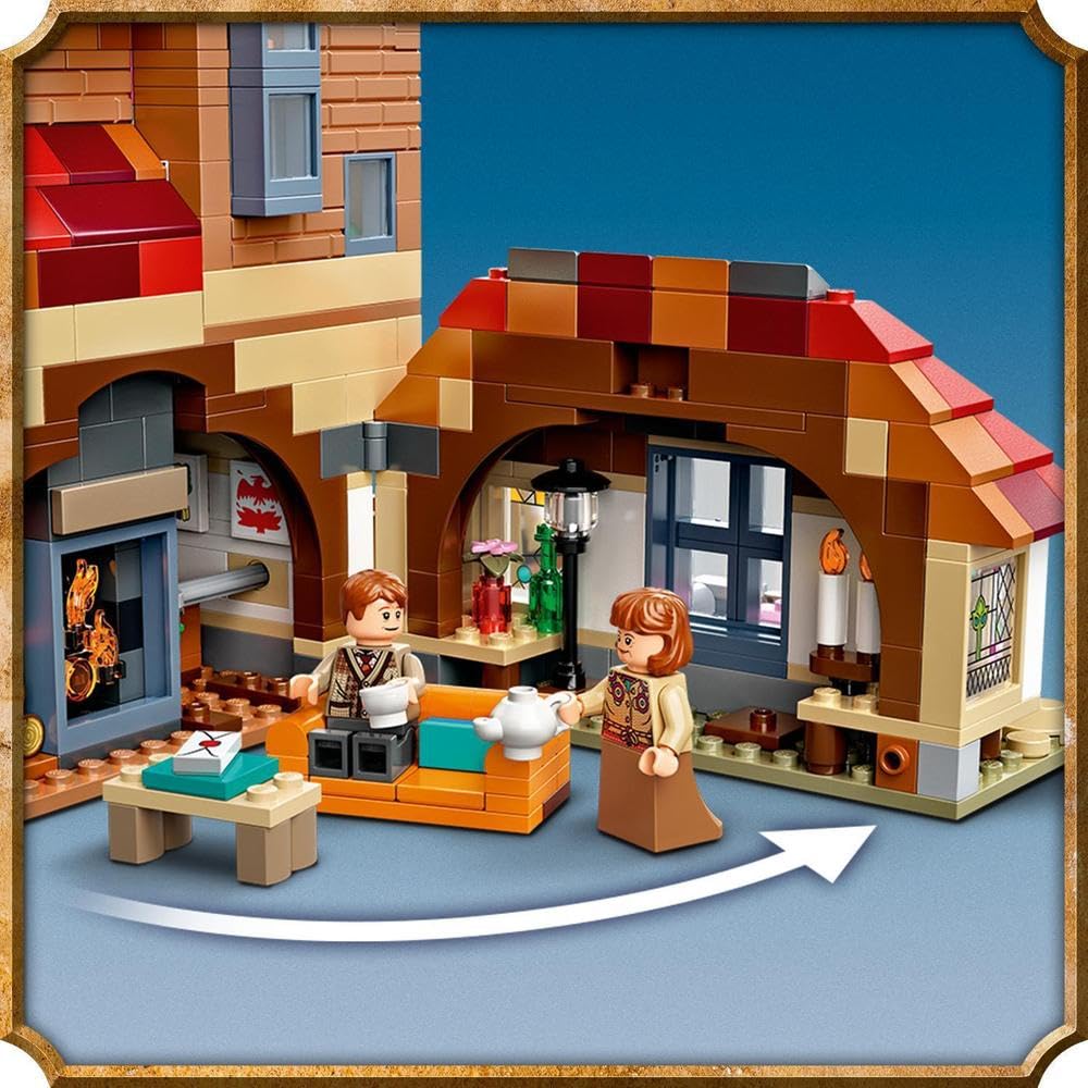 Foto 3 | Juguete De Construcción Lego 75980 Harry Potter Attack On The Burrow - Venta Internacional.