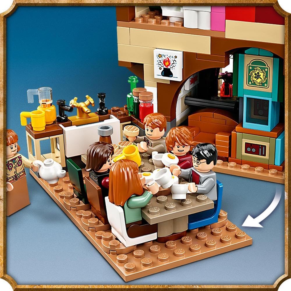 Foto 4 | Juguete De Construcción Lego 75980 Harry Potter Attack On The Burrow - Venta Internacional.