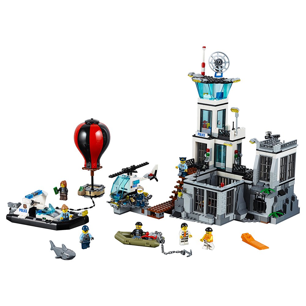 Juguete De Construcción Lego City Prison Island 60130 Con 8 Minifiguras - Venta Internacional.