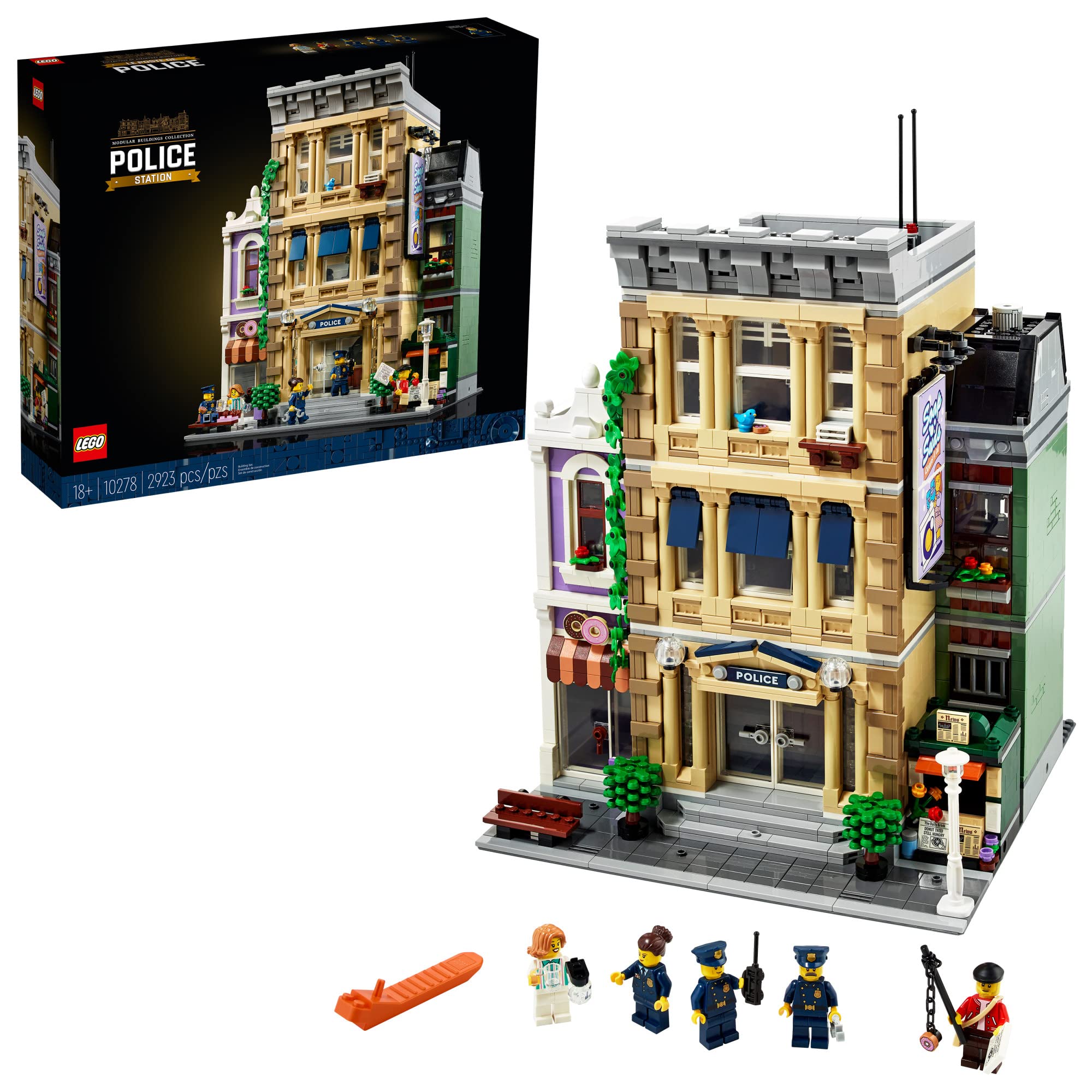 Kit De Construcción Lego Police Station 10278 Para Adultos (2.923 Piezas) - Venta Internacional.