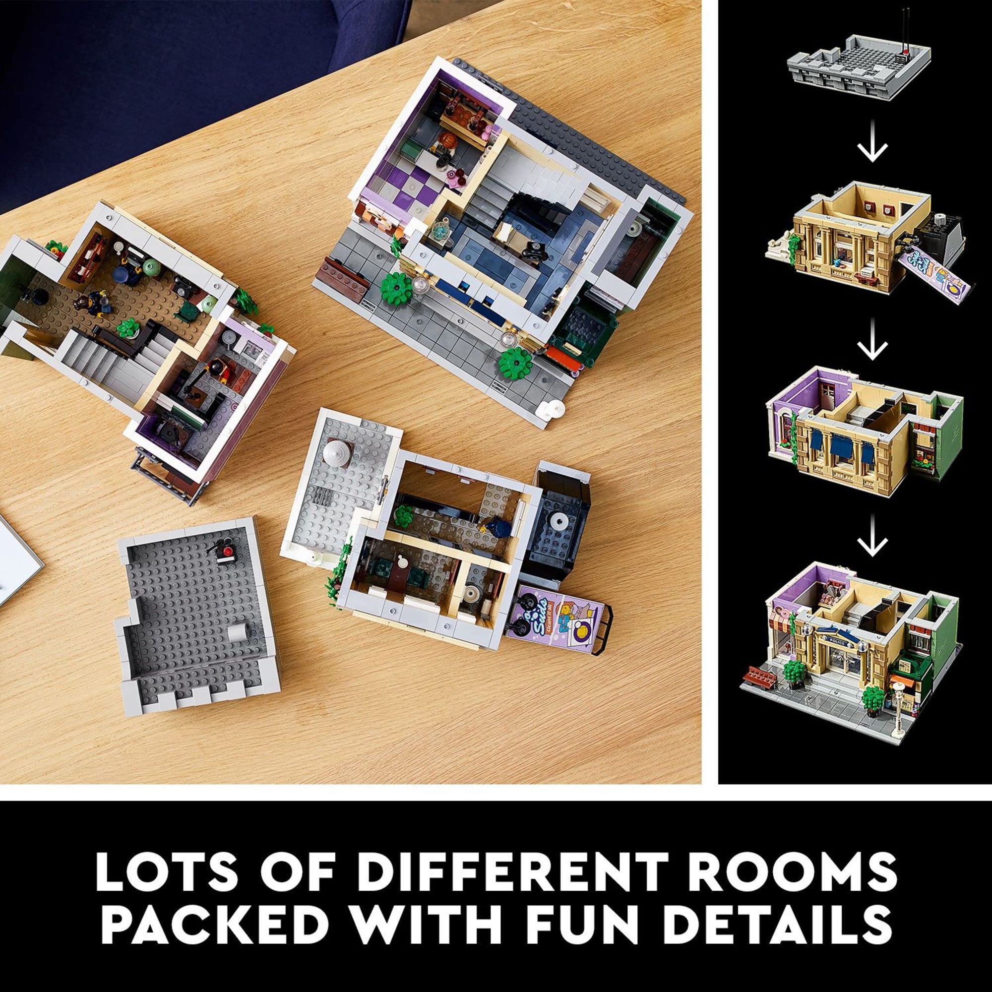Foto 5 | Kit De Construcción Lego Police Station 10278 Para Adultos (2.923 Piezas) - Venta Internacional.