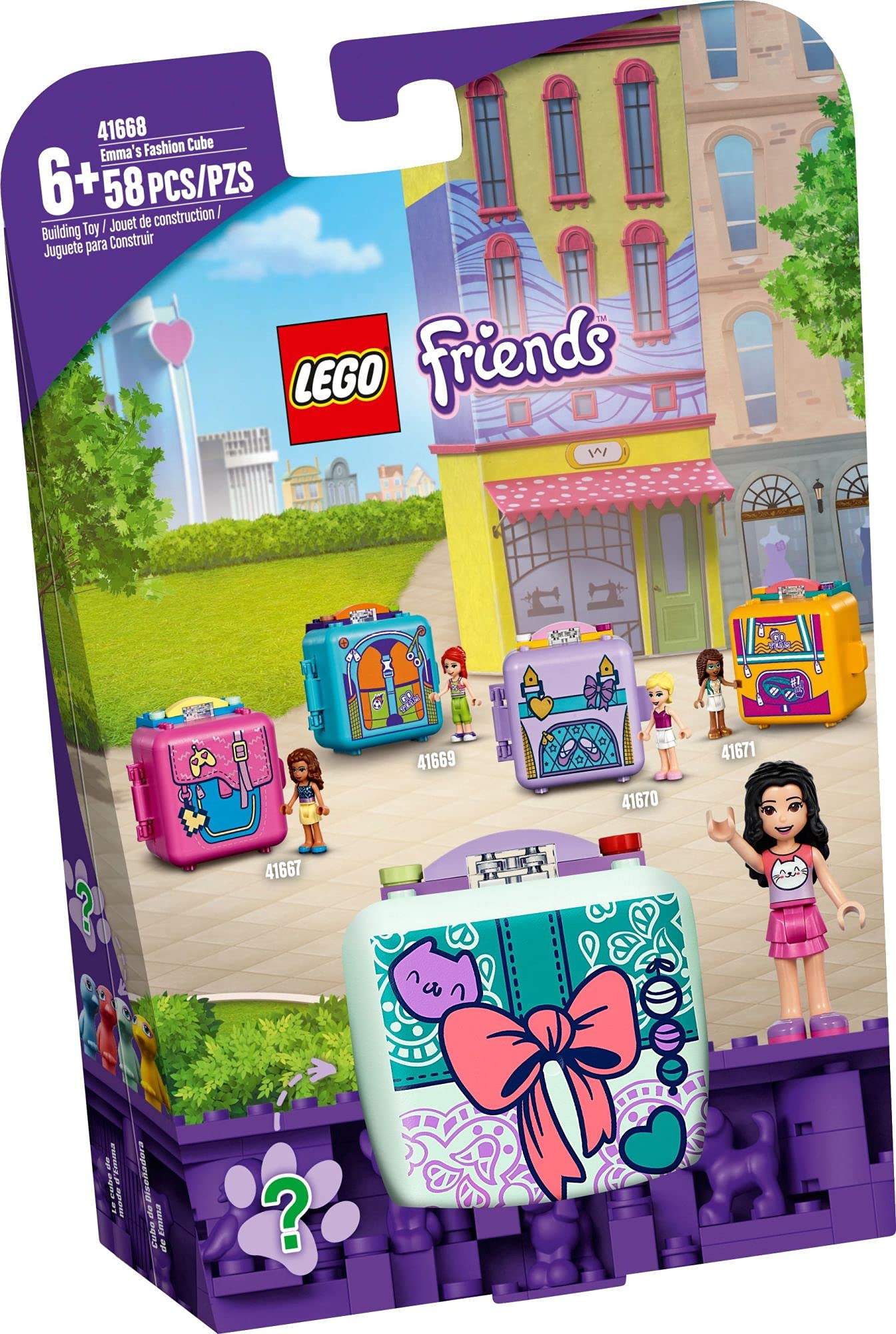 Foto 5 pulgar | Kit De Construcción Lego Friends Emma's Fashion Cube 41668 - Venta Internacional.