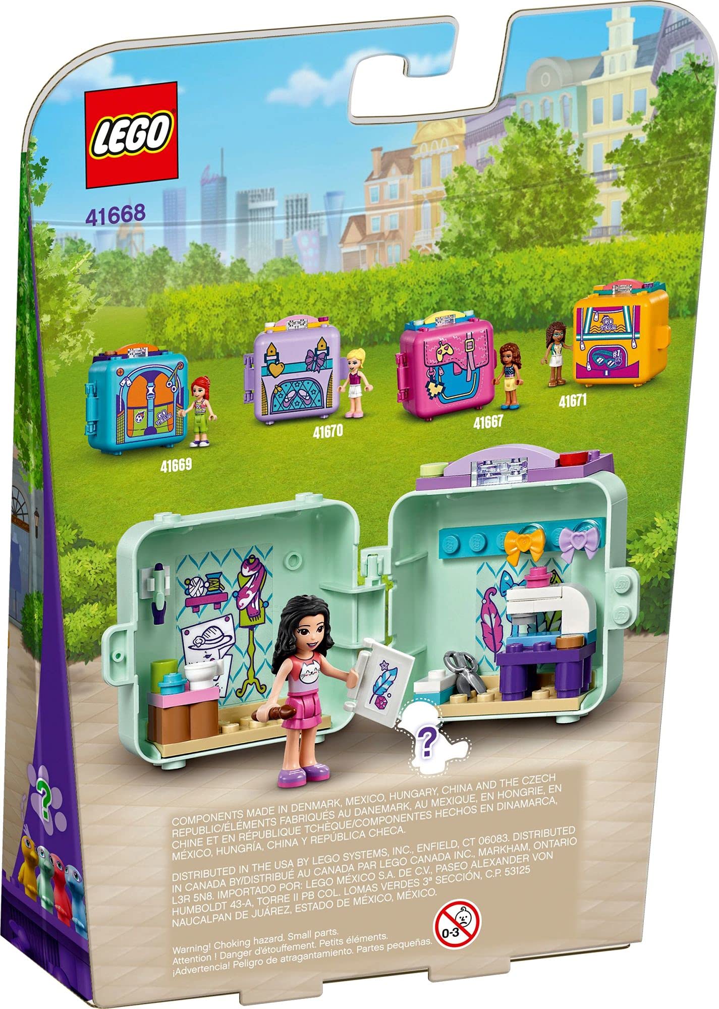 Foto 5 | Kit De Construcción Lego Friends Emma's Fashion Cube 41668 - Venta Internacional.