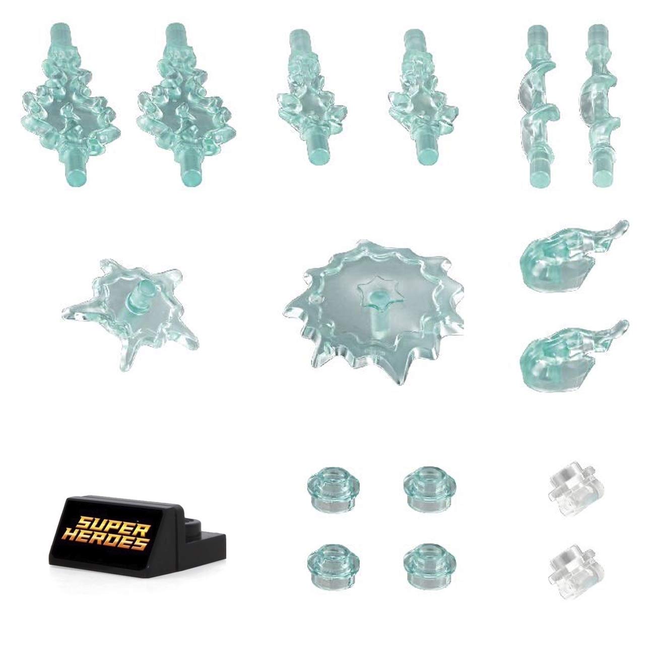 Accesorio: Minifigura Lego De Superhéroes Marvel, Dc Power Blast - Venta Internacional.