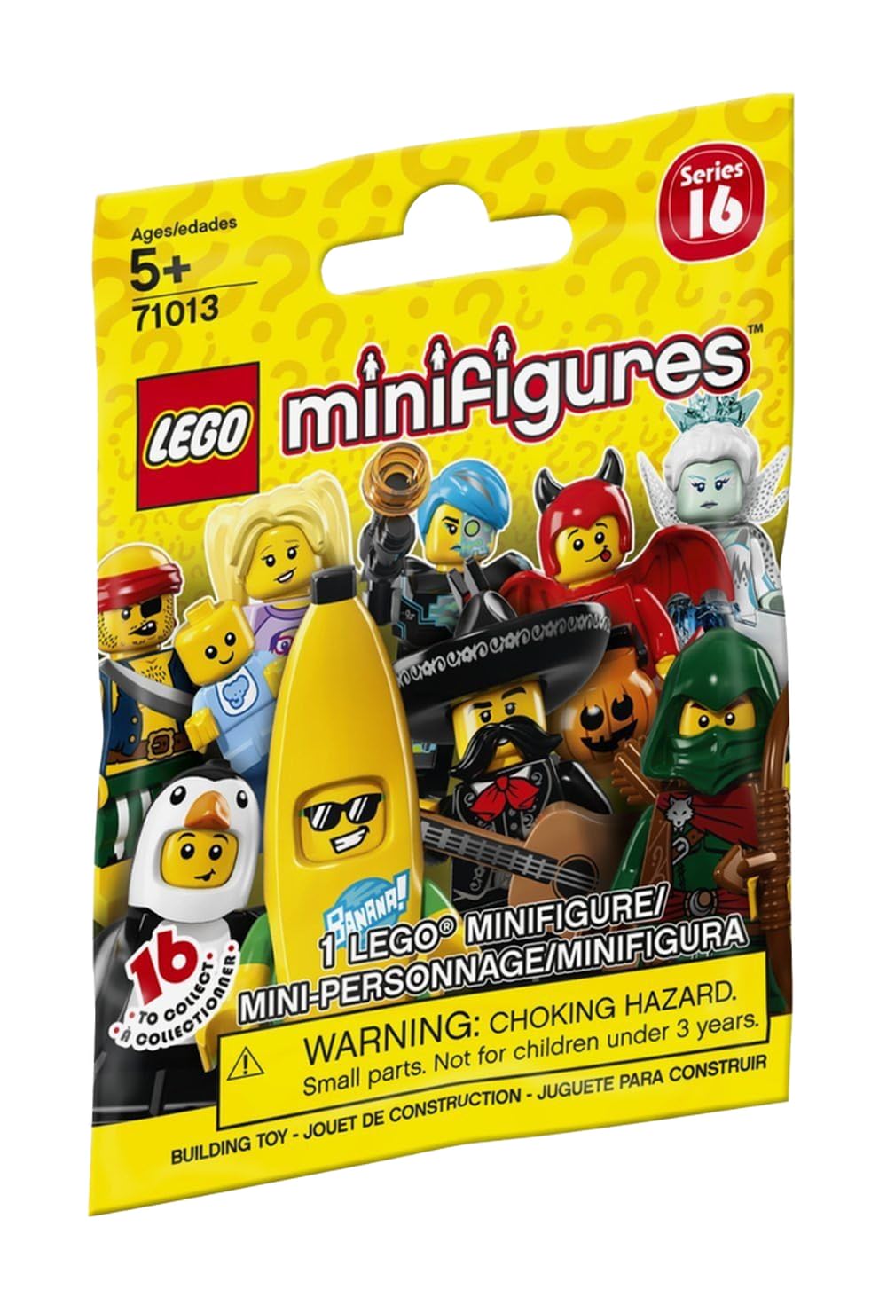 Foto 7 pulgar | Juego Completo De 16 Minifiguras De La Serie 16 De Toy Lego (71013) - Venta Internacional.