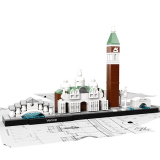 Foto 1 | Set De Bloques De Construcción Lego Architecture Venice 21026 - Venta Internacional.