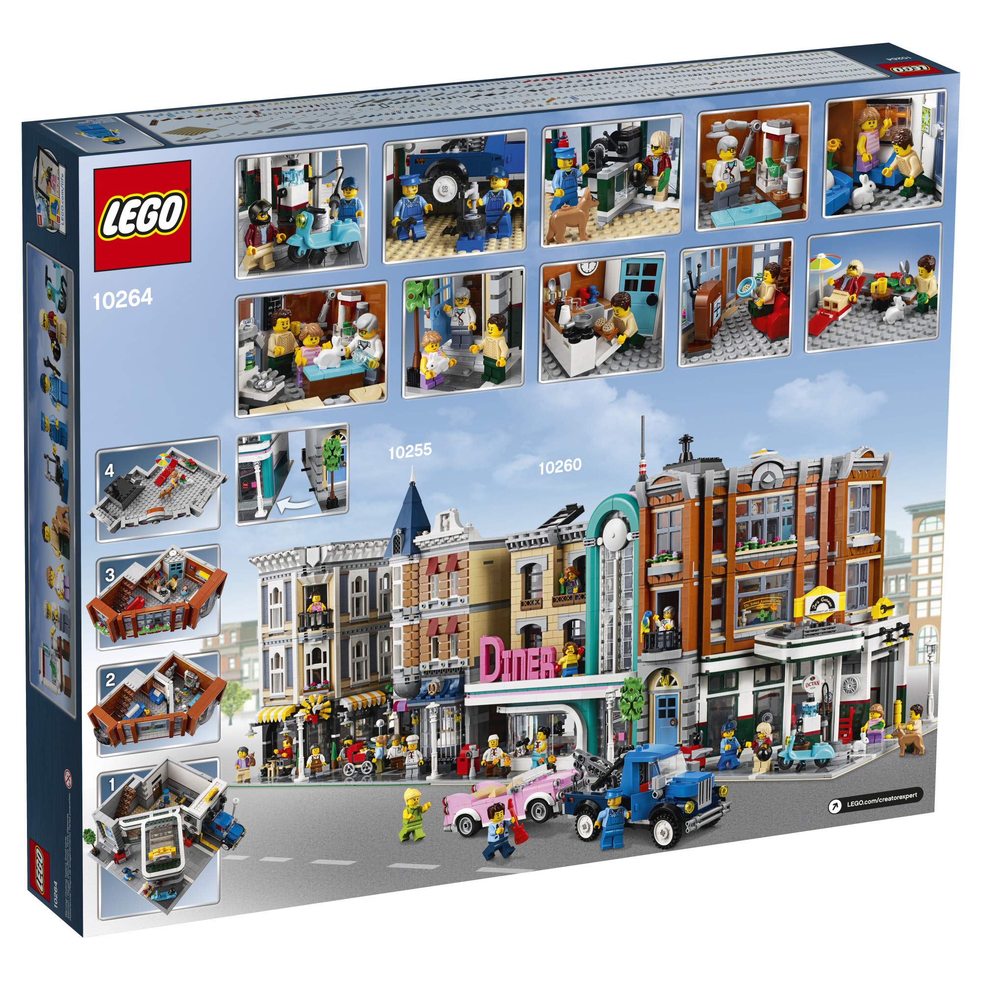 Foto 5 | Kit De Construcción Lego Creator Expert Corner Garage 10264 - Venta Internacional.
