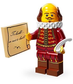 Foto 1 | Figura Lego La Película De Lego William Shakespeare Loose - Venta Internacional.