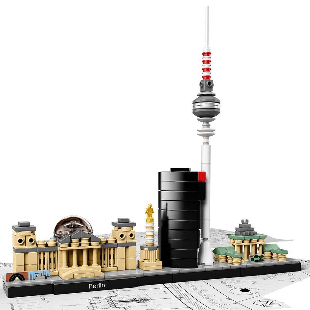 Bloques De Construcción Lego Architecture Berlin 21027 - Venta Internacional.